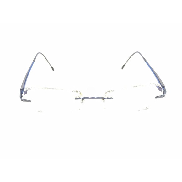 Silhouette 7622 40 6055 Titanium Blue Rimless Eyeglasses Frames 17 130 Austria - Picture 2 of 13